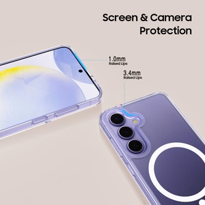 Tech-Protect FlexAir Hybrid MagSafe Ümbris jaoks Samsung Galaxy A36 5G - Läbipaistev