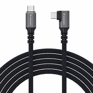 Wozinsky WPS2-UY41S USB-C Thunderbolt 4 240W Angled Kaabel 2m - must