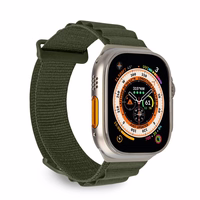Puro Extreme Nylon Strap jaoks Apple Watch 42 / 44 / 45 / 49 mm - Tumeroheline