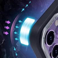 X-ONE Dropguard Magnetic Ümbris Air (MagSafe compatible) - jaoks Apple iPhone 16 Pro must