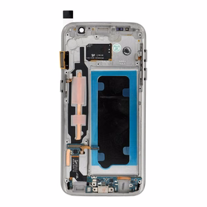 FixCell display LCD SAMSUNG S7 with frame kuldne (refub)