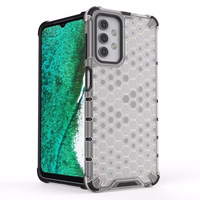 Honeycomb Case kaitsekate TPU kaitserauaga Samsung Galaxy A32 5G läbipaistev