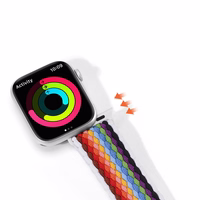 Strap Dux Ducis Mixture II Series Apple Watch 42/44/45/49mm Pale Stripes