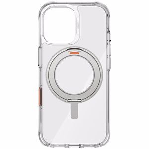 Uniq Swivix ümbris iPhone 17-le 360° pöörleva tugijalaga – läbipaistev