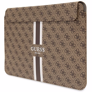 Guess 4G Printed Stripes cover jaoks a 14" laptop - brown
