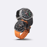 Ringke Slim & Karastatud klaas Ümbris + Glass Set jaoks Samsung Galaxy Watch Ultra 47mm - läbipaistev