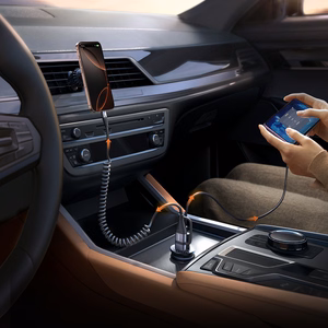 Car laadija Joyroom JR-CCN16 USB-A/USB-C 15W must