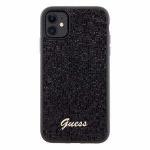 Guess Disco Metal Script ümbris jaoks iPhone 11 / Xr - must