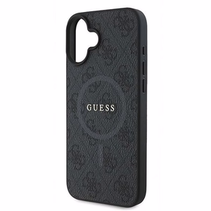 Guess 4G Ring Classic Logo MagSafe ümbris jaoks iPhone 16 Plus - must