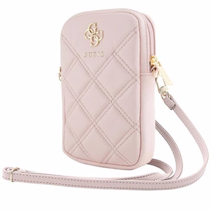 Guess kott GUWBZPSQSSGProosa/pink Zip Quilted 4G