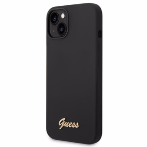 Guess GUHCP14MSLSMK iPhone 14 Plus 6.7 "must / must hard ümbris Silicone Vintage kuldne Logo