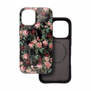 Ümbris jaoks iPhone 16 PLUS Forcell F-Protect Mirage compatible with Magsafe Military Drop-Test rose drama