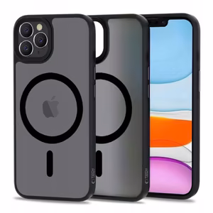 Tech-Protect MagMat MagSafe iPhone 11 Pro Ümbris - Matte must