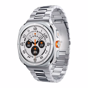 Spigen Modern Fit Band metallrihm Samsung Galaxy Watch Ultra 47 mm kellale, hõbedane