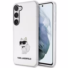 Karl Lagerfeld KLHCS23MHNCHTCT S23+ S916 läbipaistev hardcase Ikonik Choupette