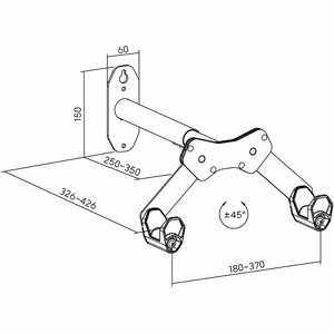 On-Wall Bike Rack