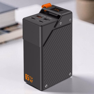 Blavec BJ-50 Tytan akupank, 30 000 mAh, 65 W, 2× USB-C + 2× USB-A (PBBJ50B), must