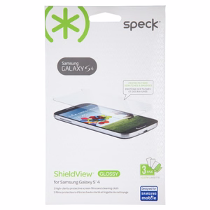 Speck ShieldView läikivad ekraanikaitsekiled seadmele Samsung Galaxy S4, 3 tk