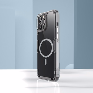 Nillkin Nature Pro Magnetic armored ümbris with MagSafe jaoks iPhone 15 Pro - valge