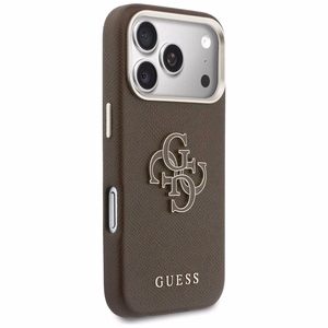 GUESS ümbris IPHONE 17 Pro jaoks GUHCP17L5PS4RGGW (PU FW Vaigu logo) pruun