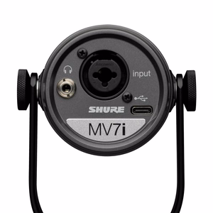 Shure MV7i – nutikas mikrofon sisseehitatud heliliidesega