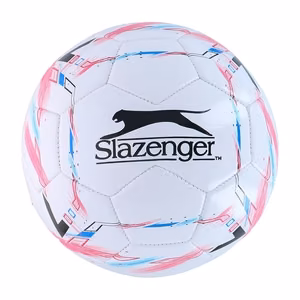 Slazenger jalgpall, suurus 5, valge / roosa