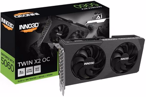 INNO3D RTX 5060 Twin X2 OC 8GB graafikakaart