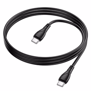 Borofone Кабель BX121 Energy - Type C to Type C - PD 60W 1 метр чёрный