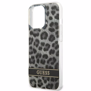 Guess GUHCP13LHSLEOK iPhone 13 Pro / 13 6.1" hall/halli kõvakaaneline Leopard