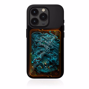 STM Reveal Warm MagSafe ümbris seadmele iPhone 15 Pro Max, Black Realm värvitoonis