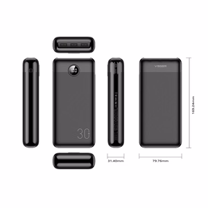 Powerbank Veger L30 (W3008PD) PD QC3.0 3A 20W 30000 mAh black