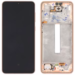 LCD screen Samsung A336 A33 5G 2022 koos touch screen ja frame Peach original (service pack)