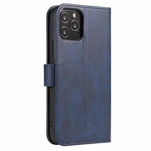 Magnet Case elegantne ümbris kaane klapiga ja aluse funktsiooniga Samsung Galaxy A73 sinine