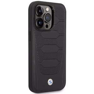 Ümbris BMW BMHMP14X22RPSK iPhone 14 Pro Max 6.7" must/must Leather Seats Pattern MagSafe
