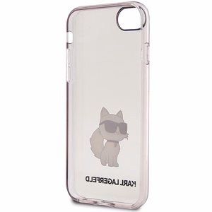Karl Lagerfeld KLHCI8HNCHTCP iPhone 7/8/ SE 2020 / SE 2022 roosa/roosa hardcase Ikonik Choupette