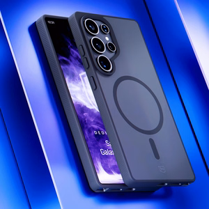 3mk Smoke MagCase jaoks Samsung Galaxy S25 Ultra - must