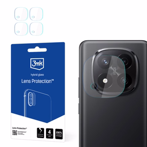 Гибридное стекло для объектива камеры 3mk Lens Protection для Xiaomi Redmi Note 14 Pro+