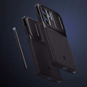 Spigen Optik Armor Ümbris jaoks Samsung Galaxy S25 Ultra - must