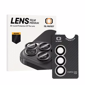 Tempered glass Tel Protect 3D Lens Aramid Series on camera jaoks Samsung Galaxy S25 (lens 3 pieces)