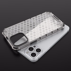 Honeycomb Case броневой чехол с TPU бампером для iPhone 13 Pro Max синий