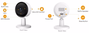 Imou IP-kaamera IPC-C11EP, 1MP, 2,8 mm, 131°, Wi-Fi, öine nähtavus 10 m