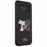 Karl Lagerfeld Choupette In Love Ümbris jaoks Samsung Galaxy S8 Plus - must