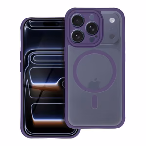 FULL MATTE MAG COVER ümbris compatible with MagSafe jaoks IPHONE 14 purple