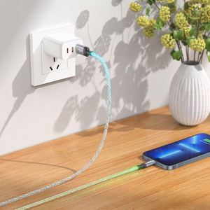 Кабель USB A to Lightning Hoco 2,4A 1 м U112 серый