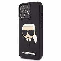 Karl Lagerfeld 3D kummist Karl's Head ümbris iPhone 13 Pro / iPhone 13 jaoks - must