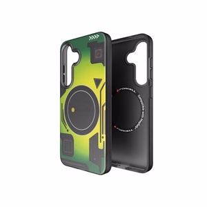 Ümbris jaoks Samsung S25 Forcell F-Protect Levels Dual Layer 4D technology compatible with Magsafe Military Drop-Test cyber roheline