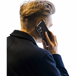 DUX DUCIS wallet ümbris SKIN PRO jaoks SAMSUNG S25 Plus must