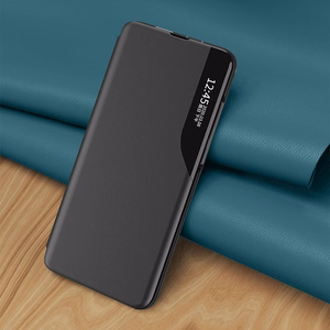 Чехол-книжка Eco Leather View элегантный с функцией подставки Poco M4 Pro 5G синий