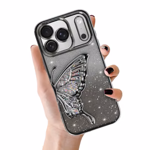 Tel Protect Butterfly Water Ümbris jaoks Iphone 17 Pro silver