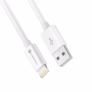 Kaabel USB A to Lightning Forcell F-Energy MFi 2,4A 12W 1 m C703 valge
